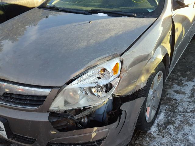 1G8ZS57NX7F127467 - 2007 SATURN AURA XE GRAY photo 9