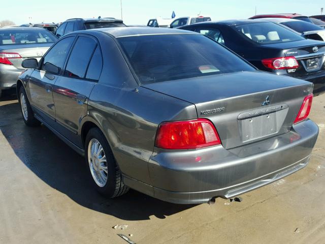 4A3AA36G92E049532 - 2002 MITSUBISHI GALANT DE GRAY photo 3