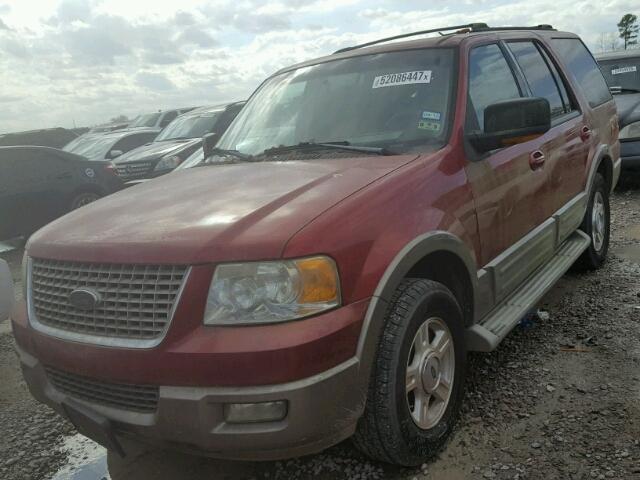 1FMFU17L94LB12607 - 2004 FORD EXPEDITION BURGUNDY photo 2