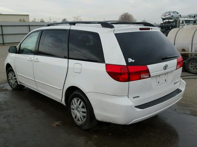 5TDZA23C14S070227 - 2004 TOYOTA SIENNA CE WHITE photo 3