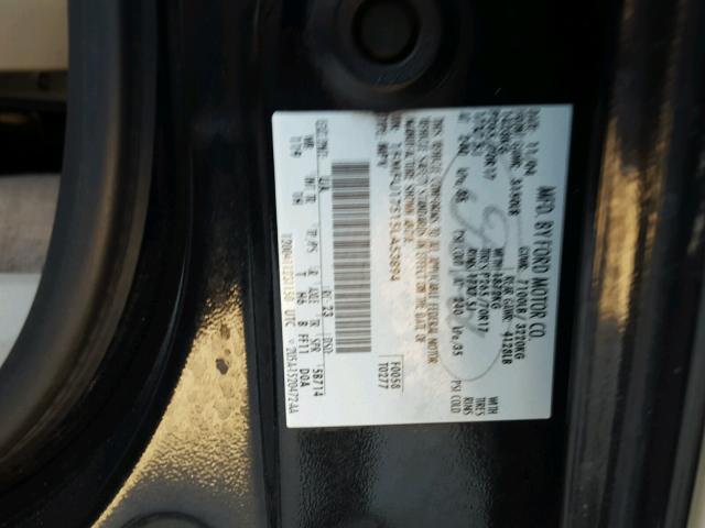 1FMFU17515LA53894 - 2005 FORD EXPEDITION BLACK photo 10