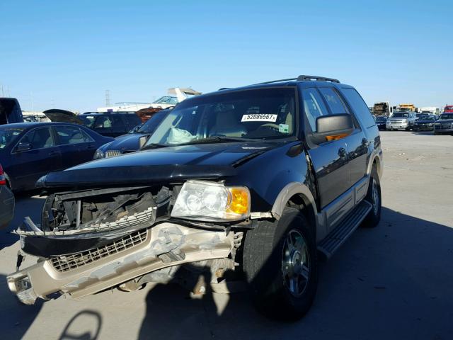 1FMFU17515LA53894 - 2005 FORD EXPEDITION BLACK photo 2