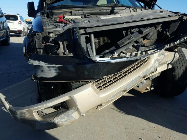 1FMFU17515LA53894 - 2005 FORD EXPEDITION BLACK photo 9