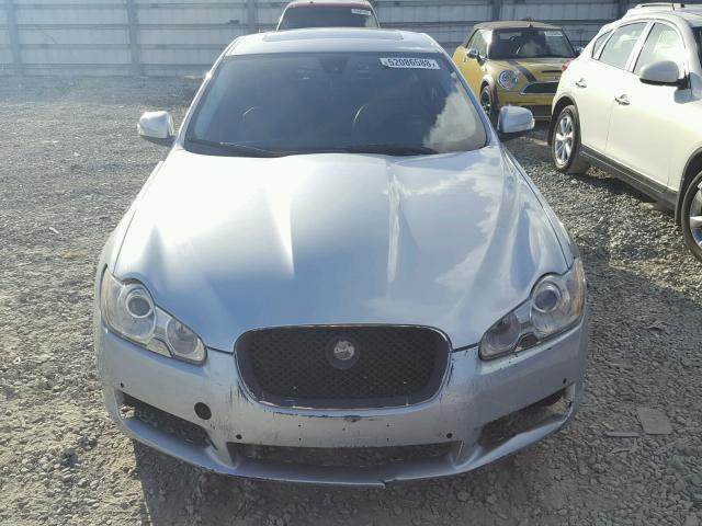 SAJWA06B19HR08652 - 2009 JAGUAR XF PREMIUM SILVER photo 9