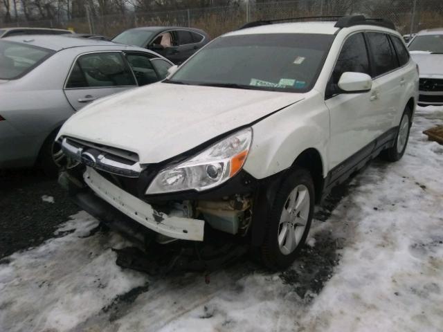 4S4BRBCC4E3326627 - 2014 SUBARU OUTBACK 2. WHITE photo 2