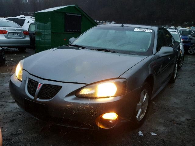 2G2WS522X51172732 - 2005 PONTIAC GRAND PRIX GRAY photo 2