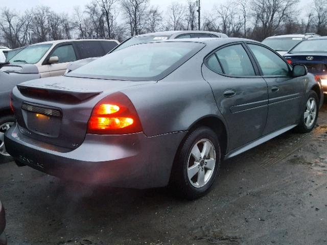 2G2WS522X51172732 - 2005 PONTIAC GRAND PRIX GRAY photo 4
