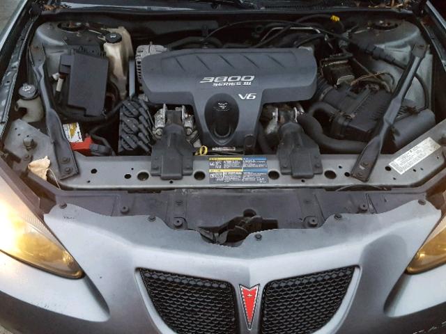 2G2WS522X51172732 - 2005 PONTIAC GRAND PRIX GRAY photo 7