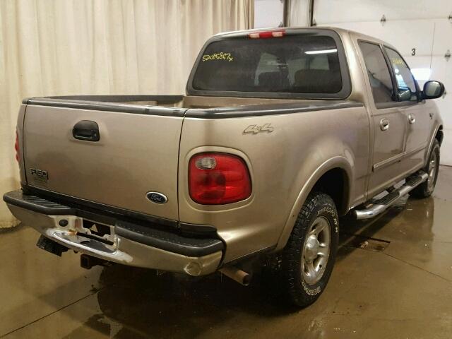 1FTRW08L33KC37059 - 2003 FORD F150 SUPER TAN photo 4