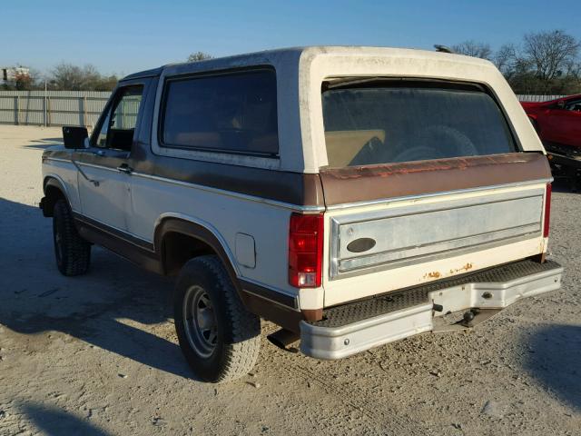 1FMEU15G5DLA08021 - 1983 FORD BRONCO U10 BROWN photo 3