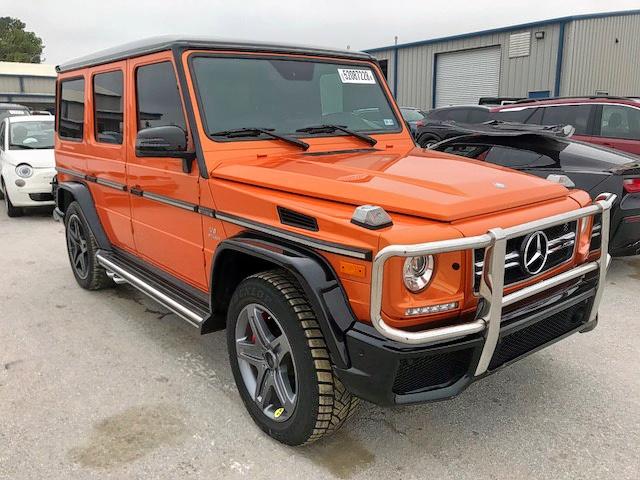 WDCYC7DF9HX276353 - 2017 MERCEDES-BENZ G 63 AMG ORANGE photo 1