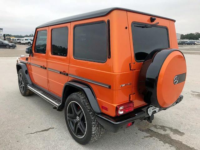 WDCYC7DF9HX276353 - 2017 MERCEDES-BENZ G 63 AMG ORANGE photo 3