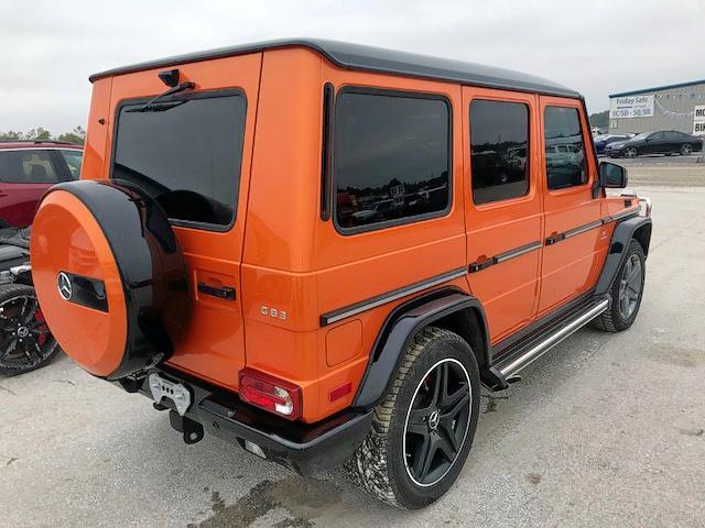 WDCYC7DF9HX276353 - 2017 MERCEDES-BENZ G 63 AMG ORANGE photo 4