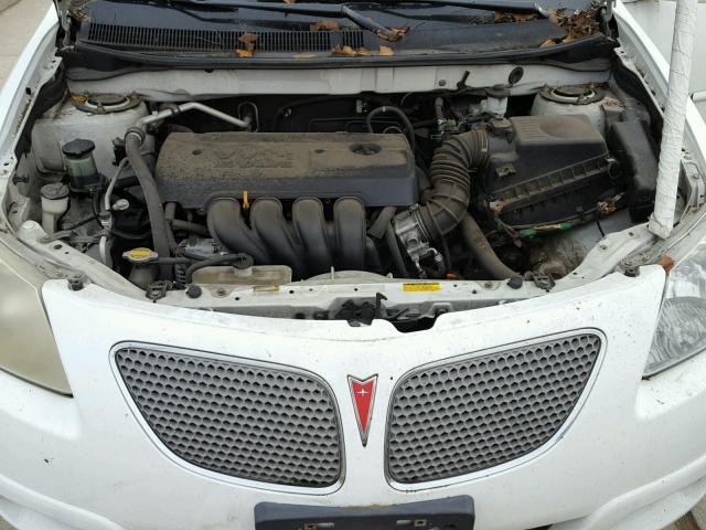 5Y2SL63865Z428579 - 2005 PONTIAC VIBE WHITE photo 7