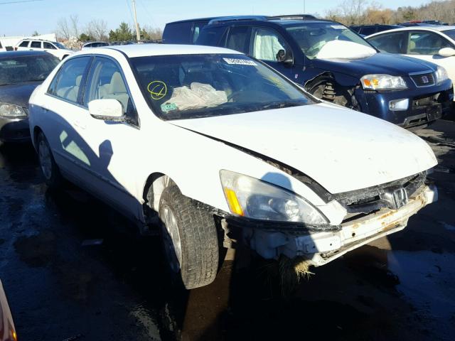 1HGCM56343A008666 - 2003 HONDA ACCORD LX WHITE photo 1