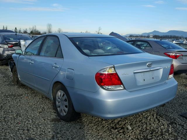 4T1BE32K26U675811 - 2006 TOYOTA CAMRY LE BLUE photo 3