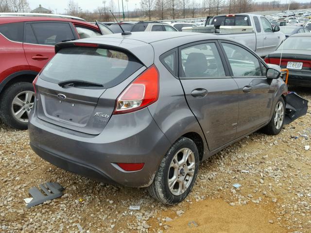 3FADP4EJ5EM190460 - 2014 FORD FIESTA SE GRAY photo 4