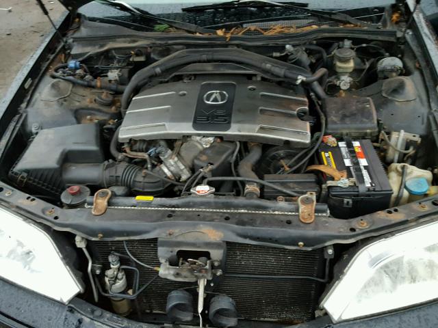 JH4KA96614C006298 - 2004 ACURA 3.5RL BLACK photo 7