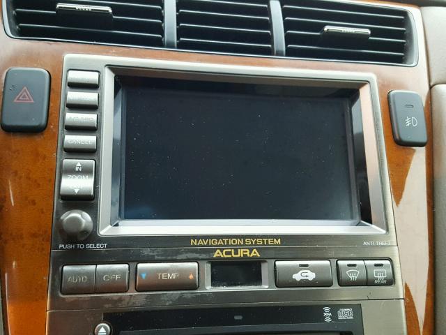 JH4KA96614C006298 - 2004 ACURA 3.5RL BLACK photo 9