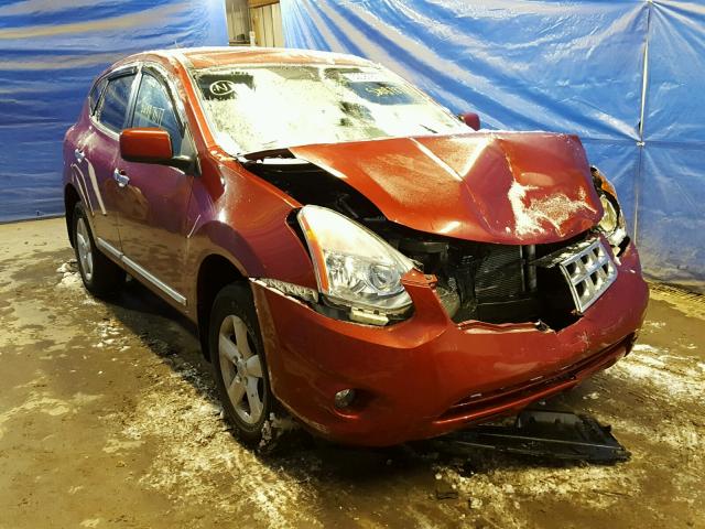 JN8AS5MV0DW657115 - 2013 NISSAN ROGUE S RED photo 1