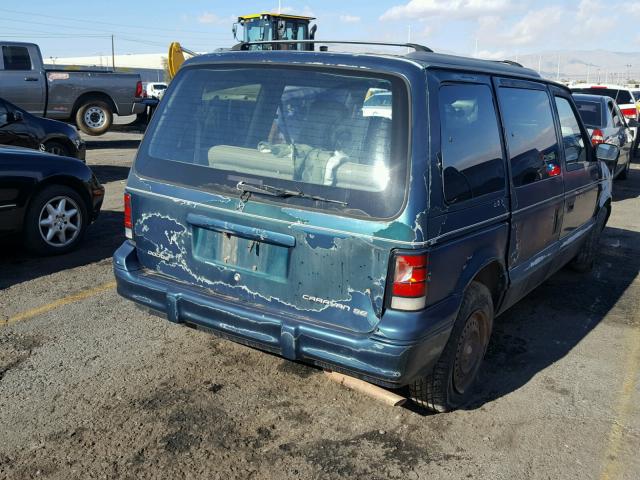 2B4GH4535SR186979 - 1995 DODGE CARAVAN SE GREEN photo 4