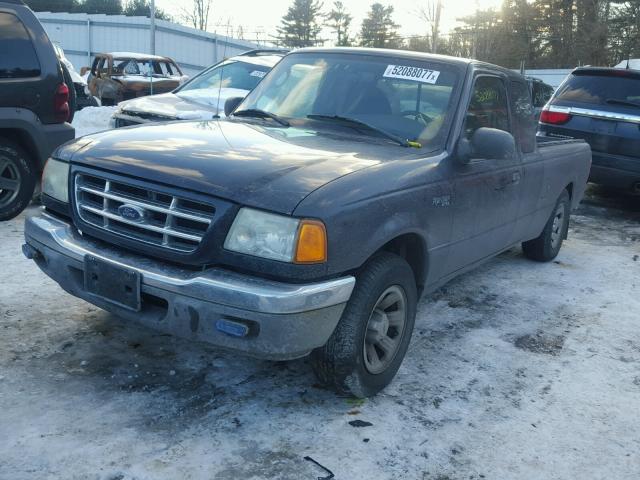 1FTYR44U83TA42741 - 2003 FORD RANGER SUP BLUE photo 2