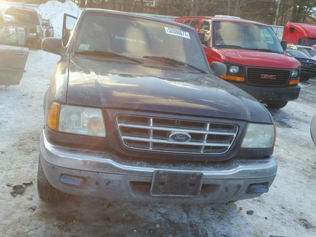 1FTYR44U83TA42741 - 2003 FORD RANGER SUP BLUE photo 9