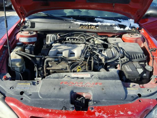 1G2NW52E03C259461 - 2003 PONTIAC GRAND AM G RED photo 7