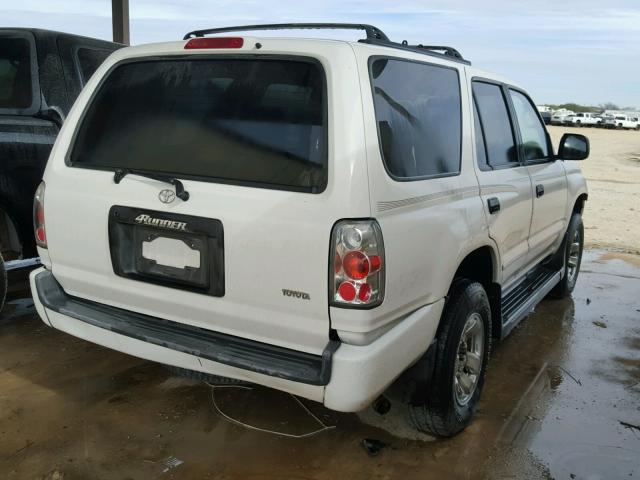 JT3GM84R9W0023364 - 1998 TOYOTA 4RUNNER WHITE photo 4