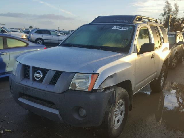 5N1AN08W57C536994 - 2007 NISSAN XTERRA OFF SILVER photo 2