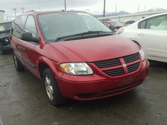 1D4GP24R86B614731 - 2006 DODGE GRAND CARA MAROON photo 1