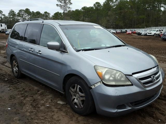 5FNRL38787B085151 - 2007 HONDA ODYSSEY EX SILVER photo 1