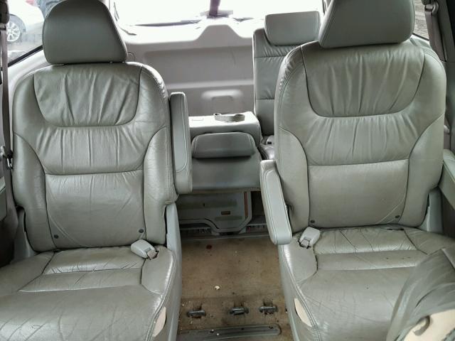 5FNRL38787B085151 - 2007 HONDA ODYSSEY EX SILVER photo 6
