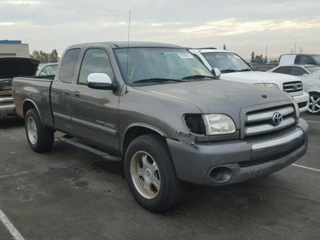 5TBRN34134S441355 - 2004 TOYOTA TUNDRA ACC GRAY photo 1