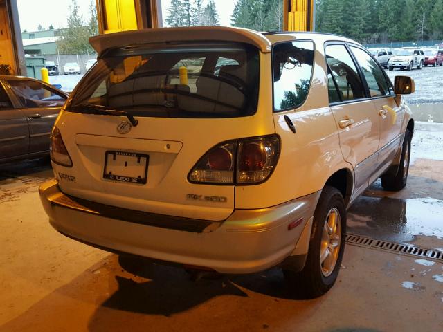 JTJHF10U030306420 - 2003 LEXUS RX 300 WHITE photo 4