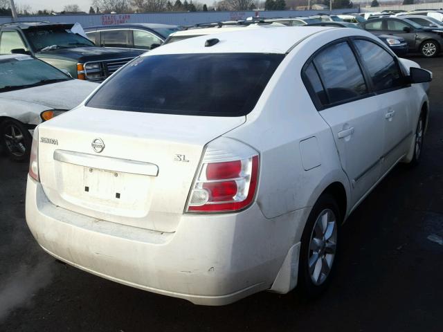 3N1AB6APXAL642858 - 2010 NISSAN SENTRA 2.0 WHITE photo 4