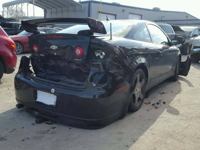 1G1AP14P967624398 - 2006 CHEVROLET COBALT SS BLACK photo 4