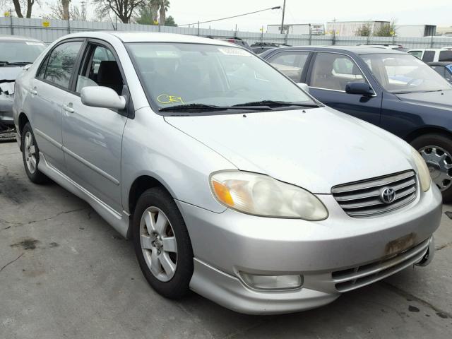 1NXBR32E34Z222955 - 2004 TOYOTA COROLLA SILVER photo 1