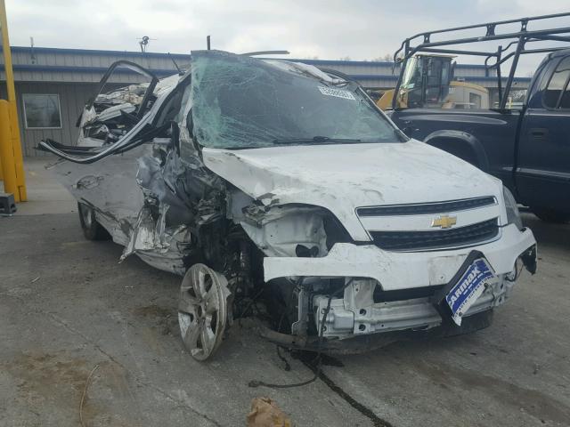 3GNAL2EK0ES588488 - 2014 CHEVROLET CAPTIVA LS WHITE photo 1