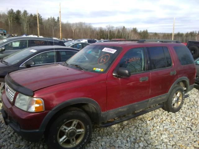 1FMZU73E43ZB33206 - 2003 FORD EXPLORER X MAROON photo 2