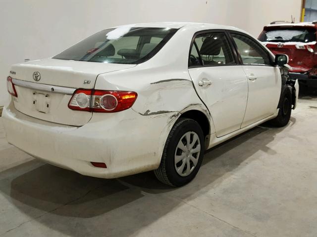 JTDBU4EE5BJ096813 - 2011 TOYOTA COROLLA BA WHITE photo 4