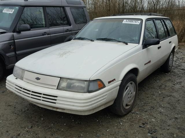 1G1JC84T6N7125784 - 1992 CHEVROLET CAVALIER R WHITE photo 2