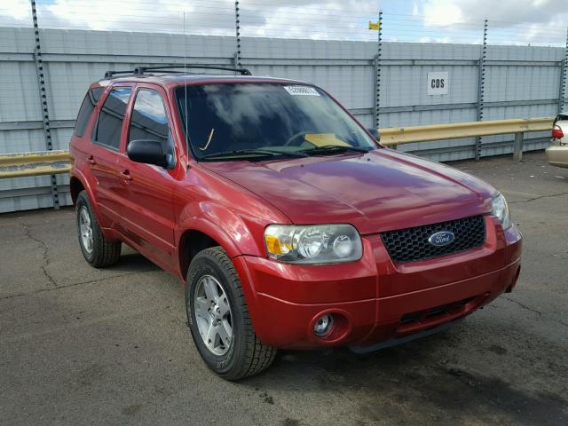 1FMYU04125KA31168 - 2005 FORD ESCAPE LIM RED photo 1