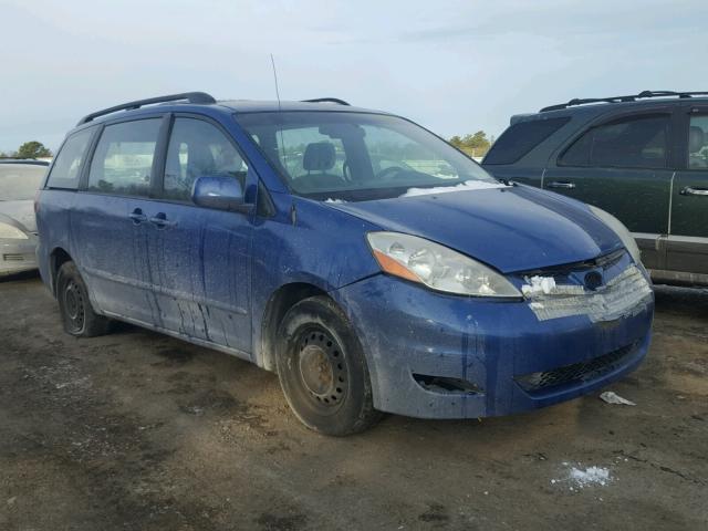 5TDZK23CX8S123106 - 2008 TOYOTA SIENNA CE BLUE photo 1