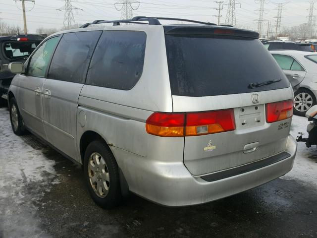 5FNRL18053B062234 - 2003 HONDA ODYSSEY EX SILVER photo 3