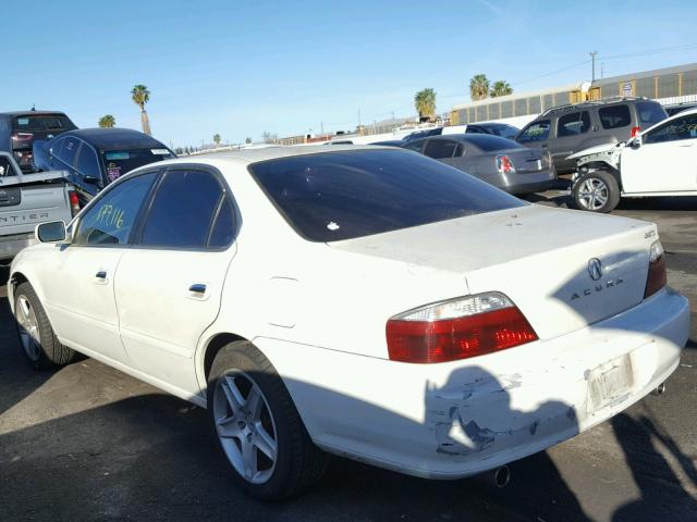 19UUA56683A086617 - 2003 ACURA 3.2TL WHITE photo 3