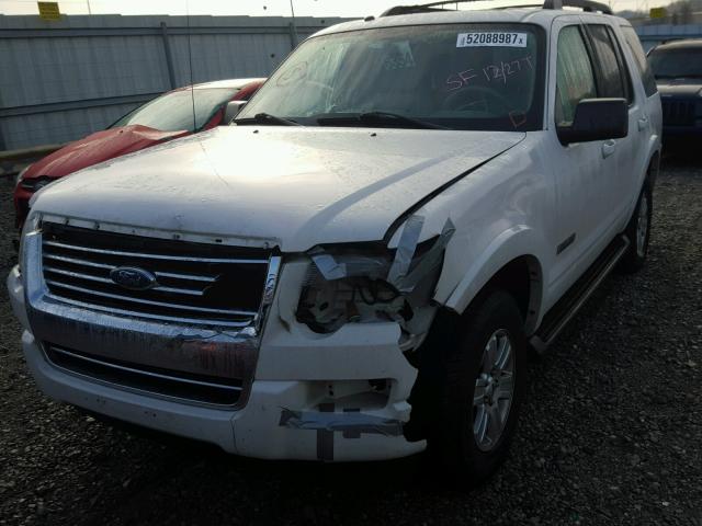 1FMEU73E68UA68717 - 2008 FORD EXPLORER X WHITE photo 2