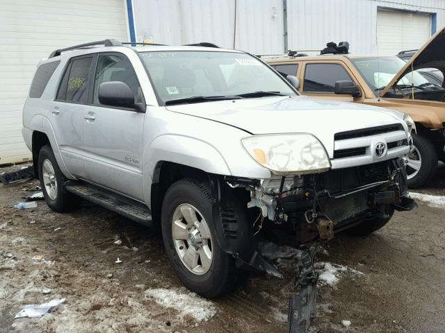 JTEBT14R040043477 - 2004 TOYOTA 4RUNNER SR SILVER photo 1