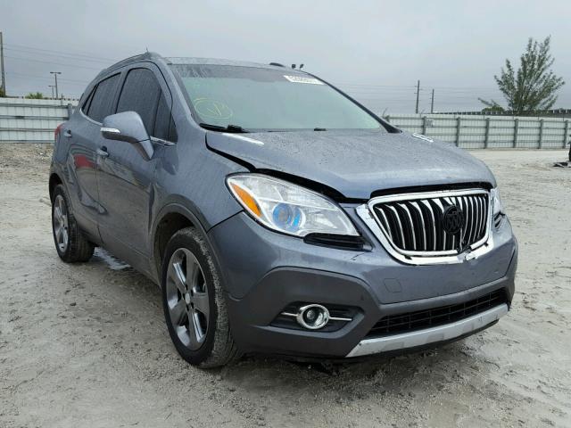 KL4CJCSB1EB691054 - 2014 BUICK ENCORE GRAY photo 1