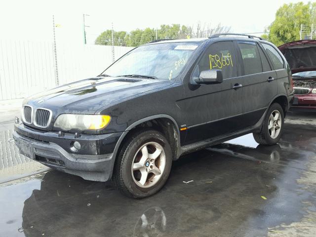 5UXFA53573LP27844 - 2003 BMW X5 3.0I BLACK photo 2